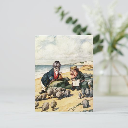 De Walrus en de Carpenter Briefkaart (Staand voorkant)