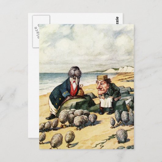 De Walrus en de Carpenter Briefkaart (Voorkant / Achterkant)