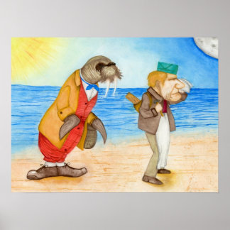 De Walrus en de Carpenter Poster
