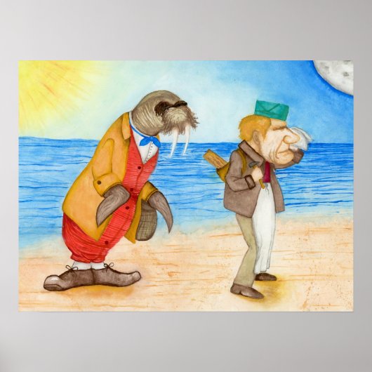 De Walrus en de Carpenter Poster (Voorkant)