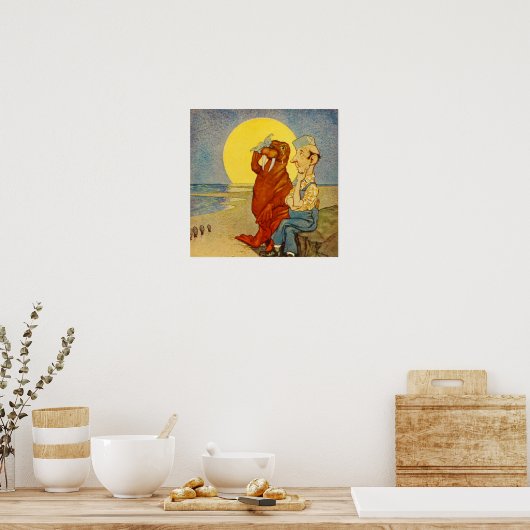 De Walrus en de Carpenter Poster (Keuken)