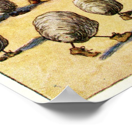 De Walrus en de Carpenter Poster (Hoek)