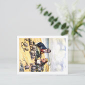 DE WALRUS EN DE TIMMERMAN IN WONDERLAND BRIEFKAART (Staand voorkant)