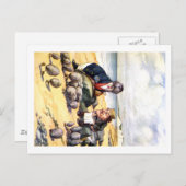 DE WALRUS EN DE TIMMERMAN IN WONDERLAND BRIEFKAART (Voorkant / Achterkant)