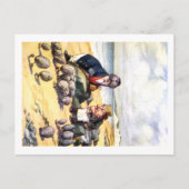 DE WALRUS EN DE TIMMERMAN IN WONDERLAND BRIEFKAART (Voorkant)