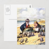 DE WALRUS EN DE TIMMERMAN IN WONDERLAND BRIEFKAART (Voorkant / Achterkant)