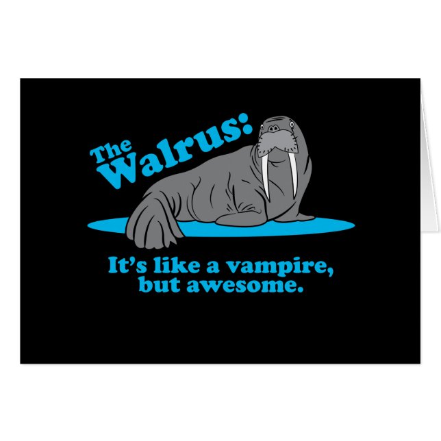 De Walrus Vampire (Voorkant Horizontaal)