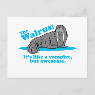 De Walrus Vampire Briefkaart