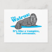 De Walrus Vampire Briefkaart (Voorkant)