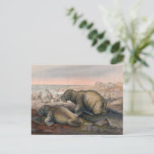 De Walrus van Joseph Wolf Briefkaart (Staand voorkant)