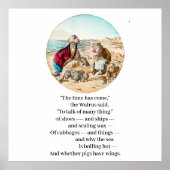 De Walrus zei tegen de timmerman Poster (Voorkant)