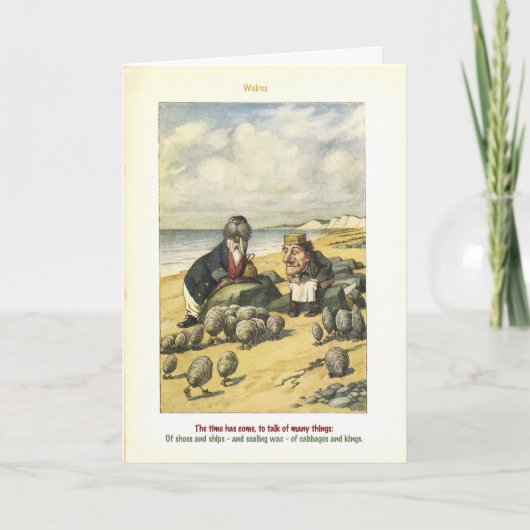 De walrussen kaart (Voorkant)