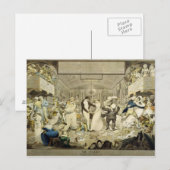De Wals (gekleurde graving) Briefkaart (Voorkant / Achterkant)