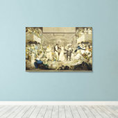 De Wals (gekleurde graving) Canvas Afdruk (Insitu (Houten vloer))
