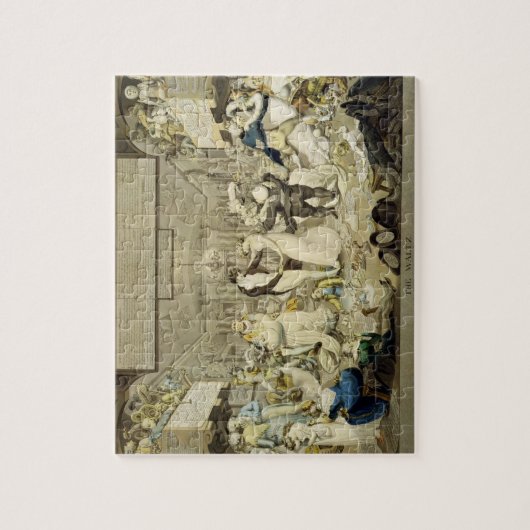 De Wals (gekleurde graving) Legpuzzel (Verticaal)