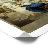 De Wals (gekleurde graving) Poster (Hoek)