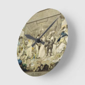 De Wals (gekleurde graving) Ronde Klok (Hoek)