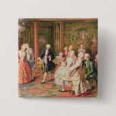 De wals vierkante button 5,1 cm (Voorkant)