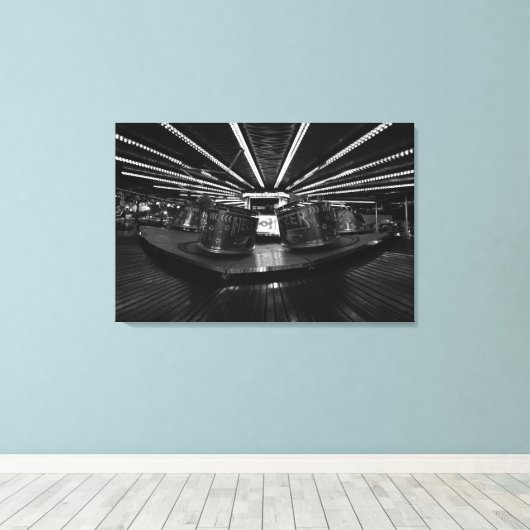 De Waltzers Ride Canvas Afdruk (Insitu (Houten vloer))