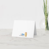 De Walvis & de Aap van de Partner van Ahoy danken Bedankkaart (Achterkant)