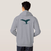 De walvis hoodie (Achterkant volledig)