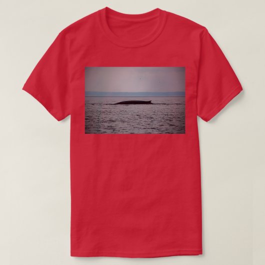 De walvis in een Druk van de Rainstorm T-shirt (Design voorkant)