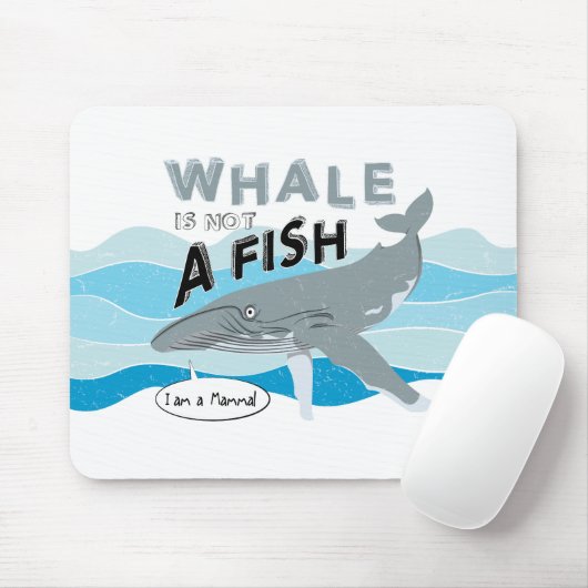 De walvis is geen vis muismat (Met muis)