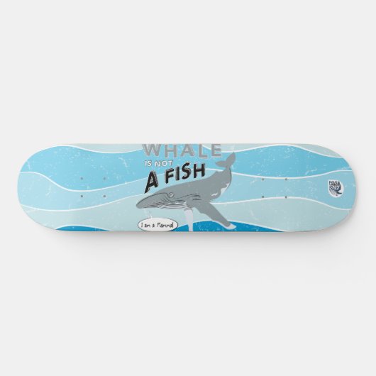 De walvis is geen vis persoonlijk skateboard (Horizontaal)