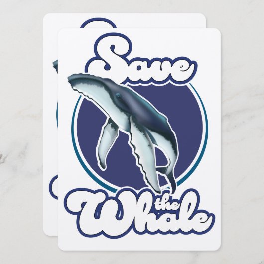 De walvis opslaan (Voorkant / Achterkant)