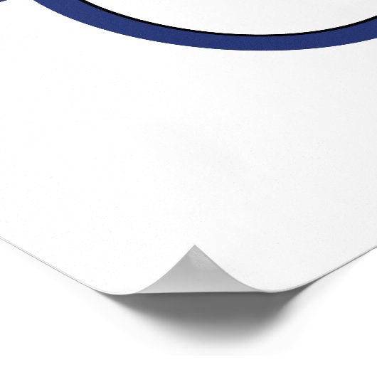 De walvis opslaan poster (Hoek)