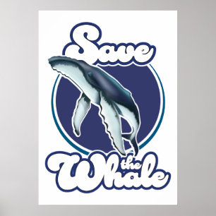 De walvis opslaan poster