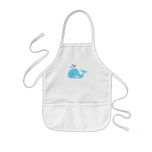 De Walvis van het Meisje van het baby Kinder Schort