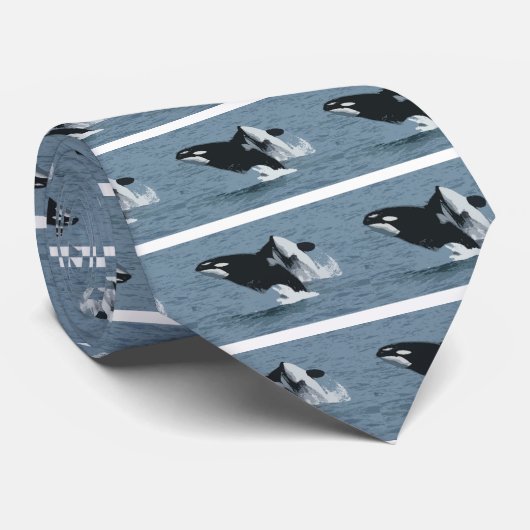 De Walvis van Orka Stropdas (Opgerold)