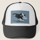 De Walvis van Orka Trucker Pet (Voorkant)