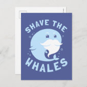 De walvissen hebben briefkaart (Voorkant / Achterkant)