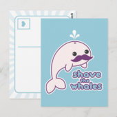 De walvissen hebben briefkaart (Voorkant / Achterkant)