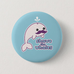 De walvissen hebben ronde button 5,7 cm