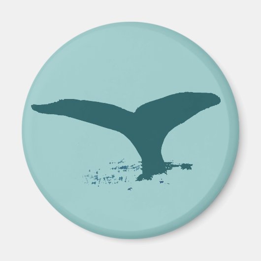 De walvissen magneet (Voorkant)