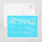 de walvissen redden briefkaart (Voorkant / Achterkant)