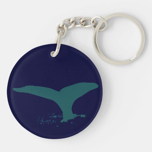 De walvissen sleutelhanger (Achterkant)