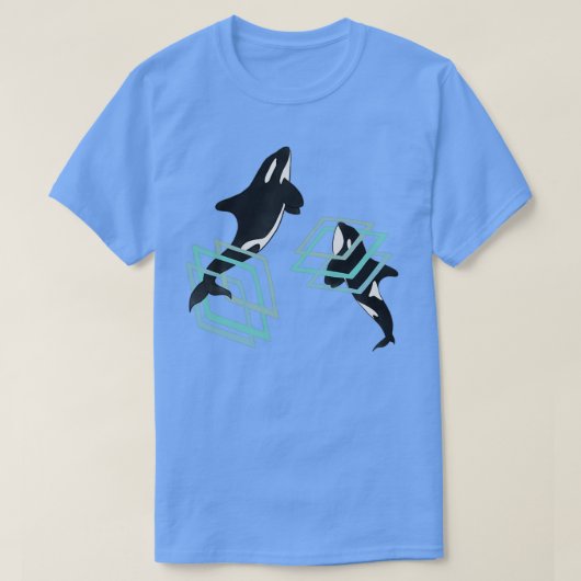 De walvissen t-shirt (Design voorkant)
