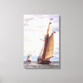 De walvisvaarder canvas afdruk (Voorkant)