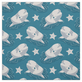 De walvisverbinding Beluga Stof