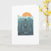 De wandelaar kaart (Gele Bloem)