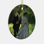 De wandelaars (De strollers) van Claude Monet Keramisch Ornament (Rechts)