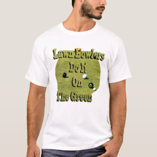 De wandelaars doen het op groen, grappig t-shirt