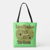 De wandelaars doen het op groen, grappig tote bag (Achterkant)