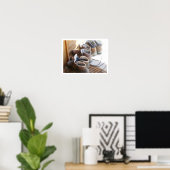 De wandelaars in een Poster van de Rij (Thuiskantoor)