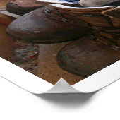 De wandelaars in een Poster van de Rij (Hoek)