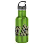 de wandelbramen Logo op groen, Waterfles (Voorkant)